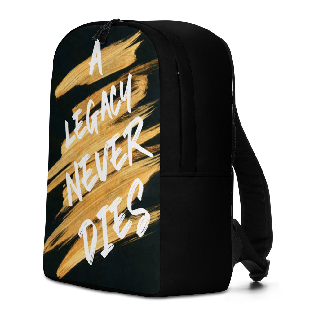A LEGACY NEVER DIES Minimalist Backpack