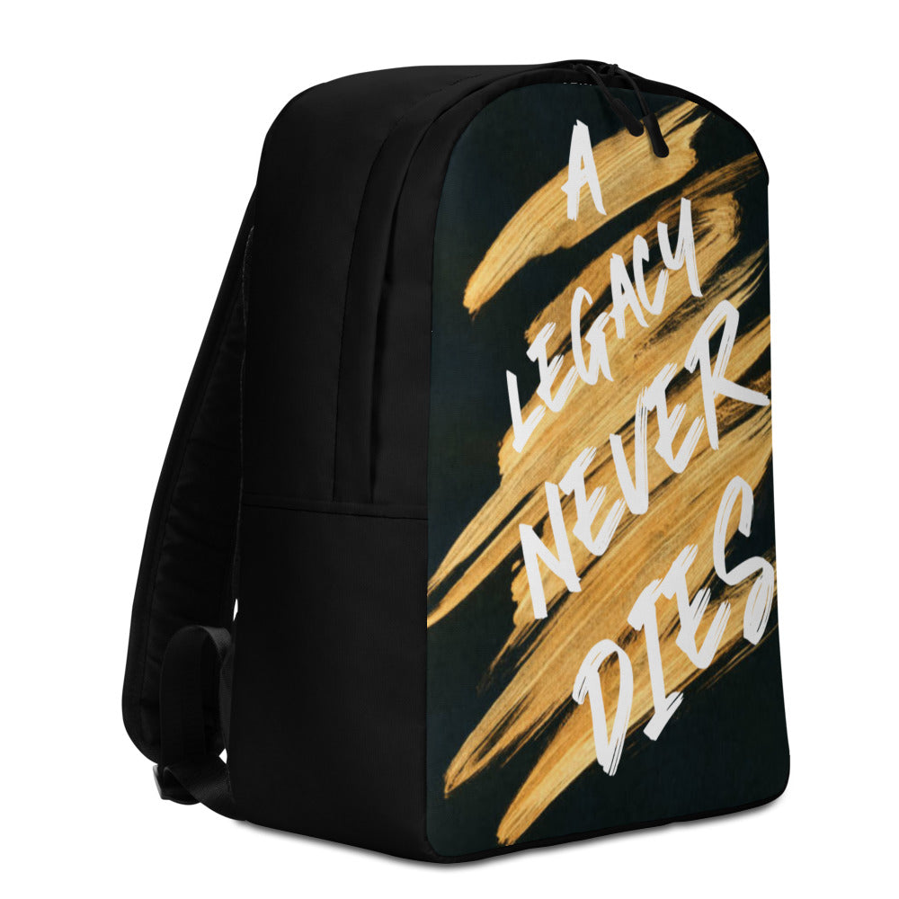 A LEGACY NEVER DIES Minimalist Backpack